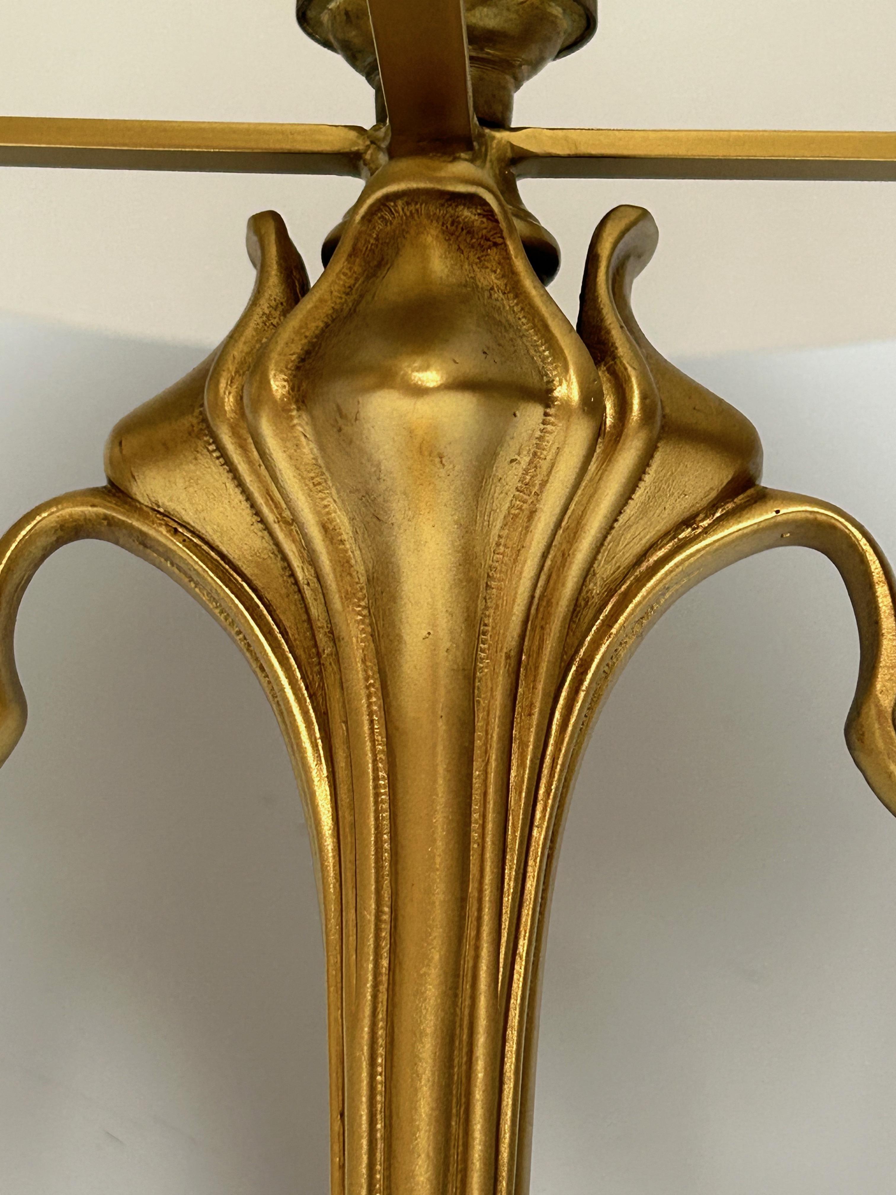 Art Nouveau Lamp Attributed to Majorelle For Sale 1