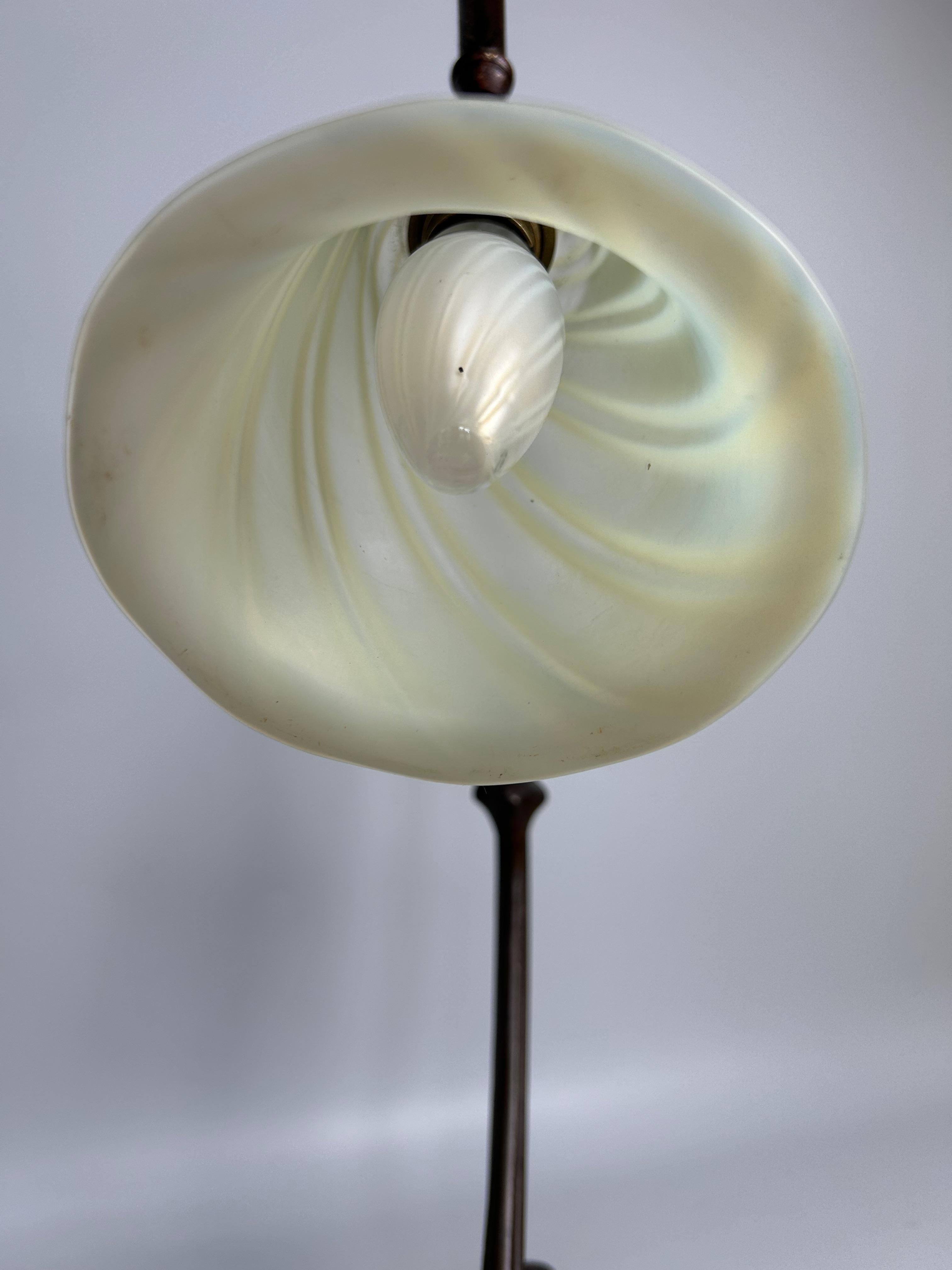 Art Nouveau Lamp Base Model Hearts For Sale 4
