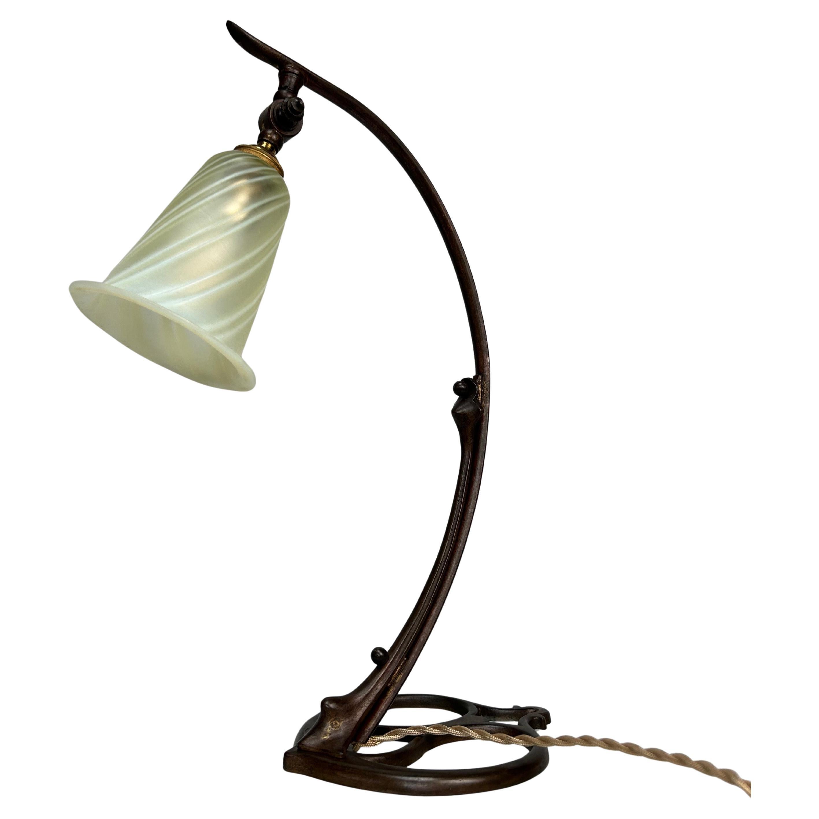 Art Nouveau Lamp Base Model Hearts