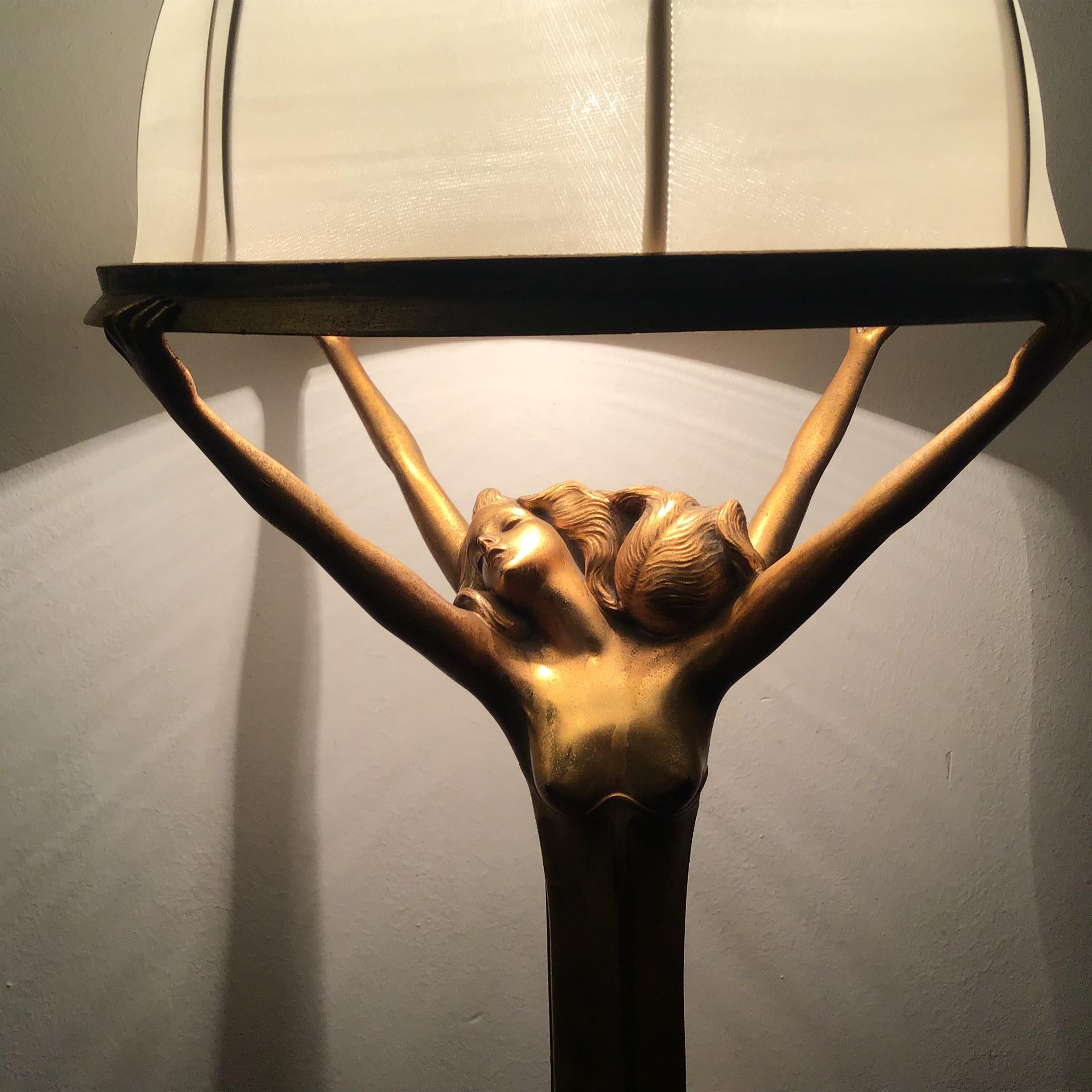Table lamp Art Nouveau.
