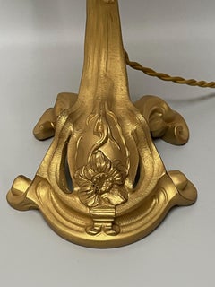 Art Nouveau Lamp by Victor Saglier and Daum Nancy