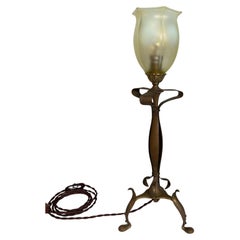 Art Nouveau lamp in the style of WAS Benson