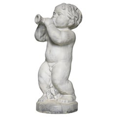 Vintage Art Nouveau Large "Putto" Cherub Figure Michael Andersen & Sons, Denmark, 1960s