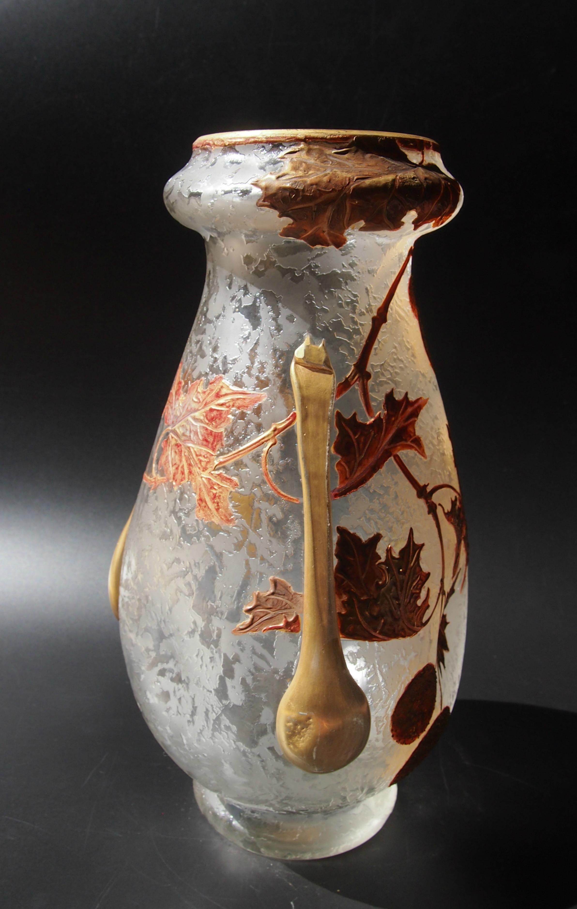 Art Nouveau Legras 'Tear' Vase 1