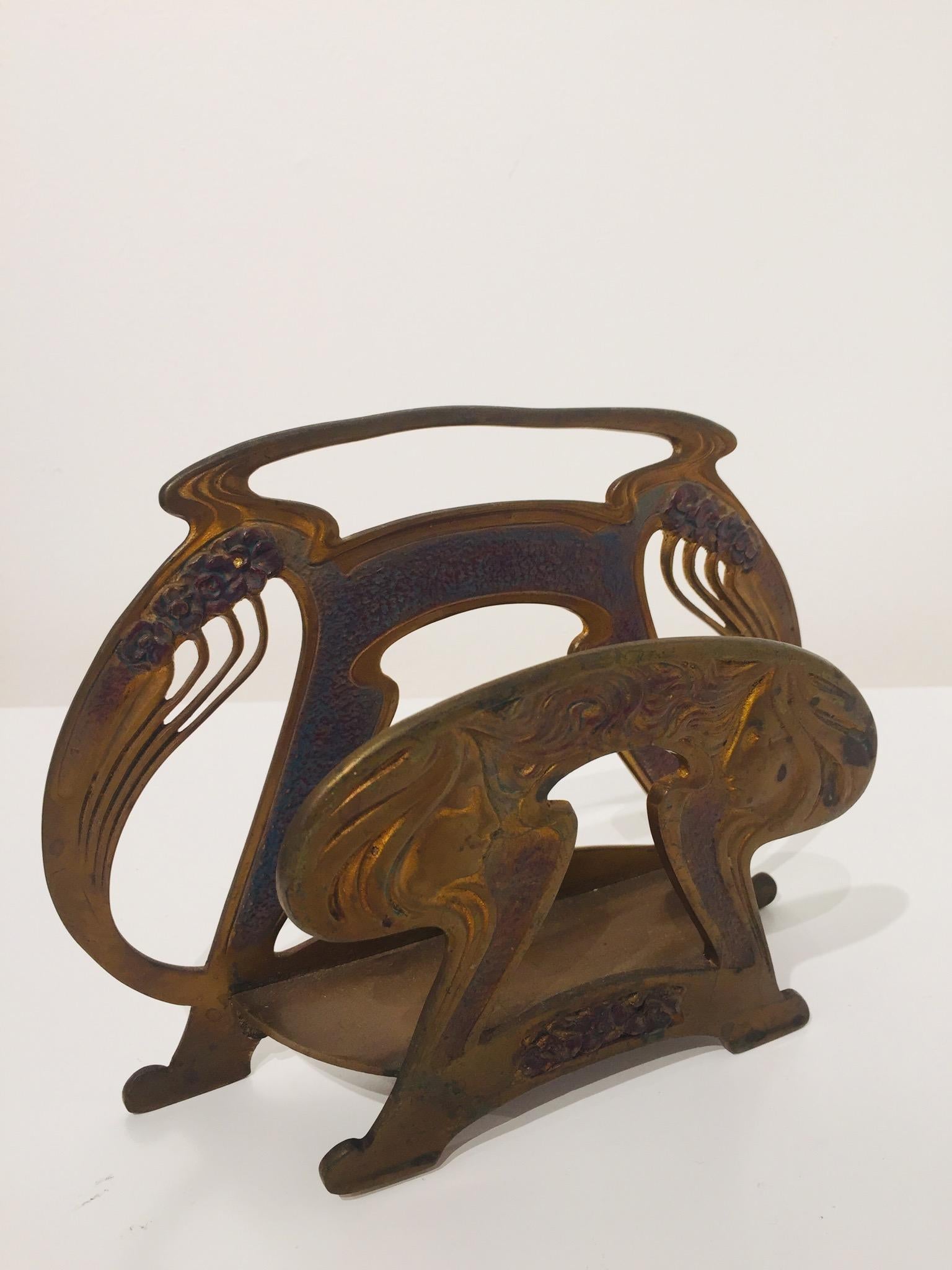 20th Century Art Nouveau Letter Holder