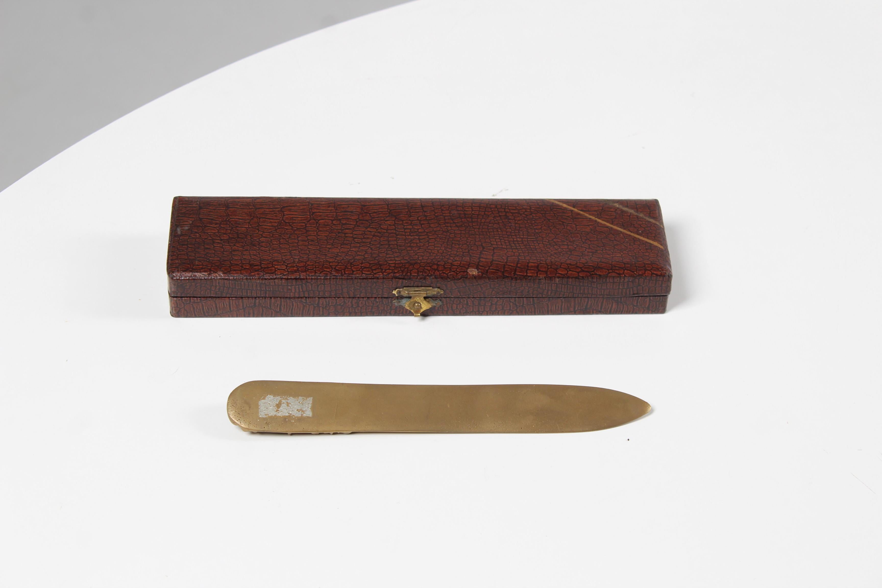 Art Nouveau Letter Opener, c. 1910, in Original Box 2