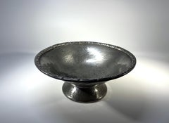Art Nouveau, Liberty & Co. London. Hammered Antique Pewter Dish c1910