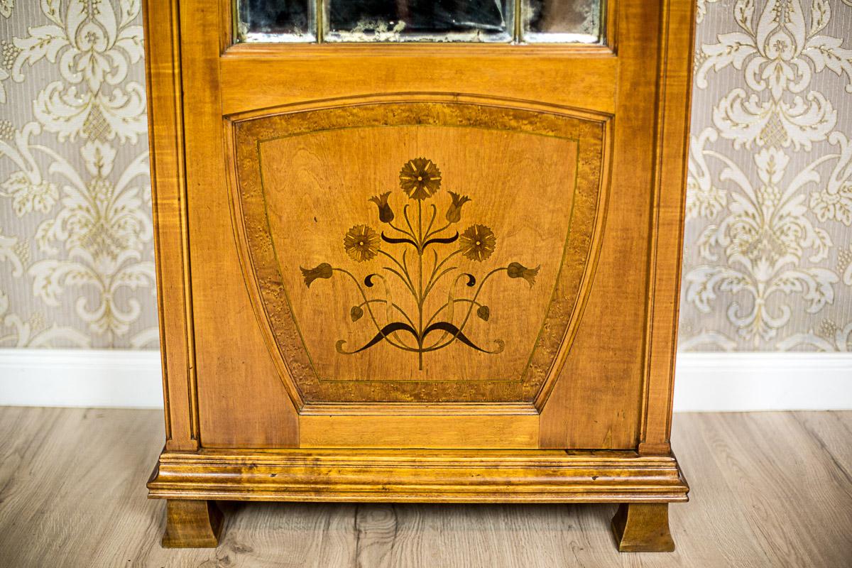 European Art Nouveau Linen Cabinet Veneered with Rosewood, circa 1900-1910