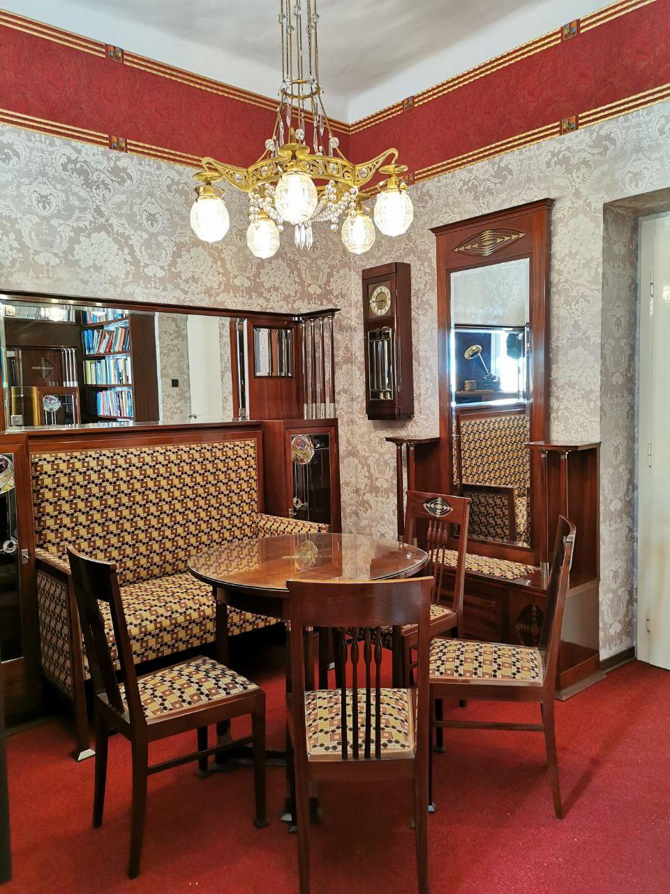Art Nouveau Livingroom-Set by Julius & Josef Herrmann, Vienna Secession (1905) For Sale 1