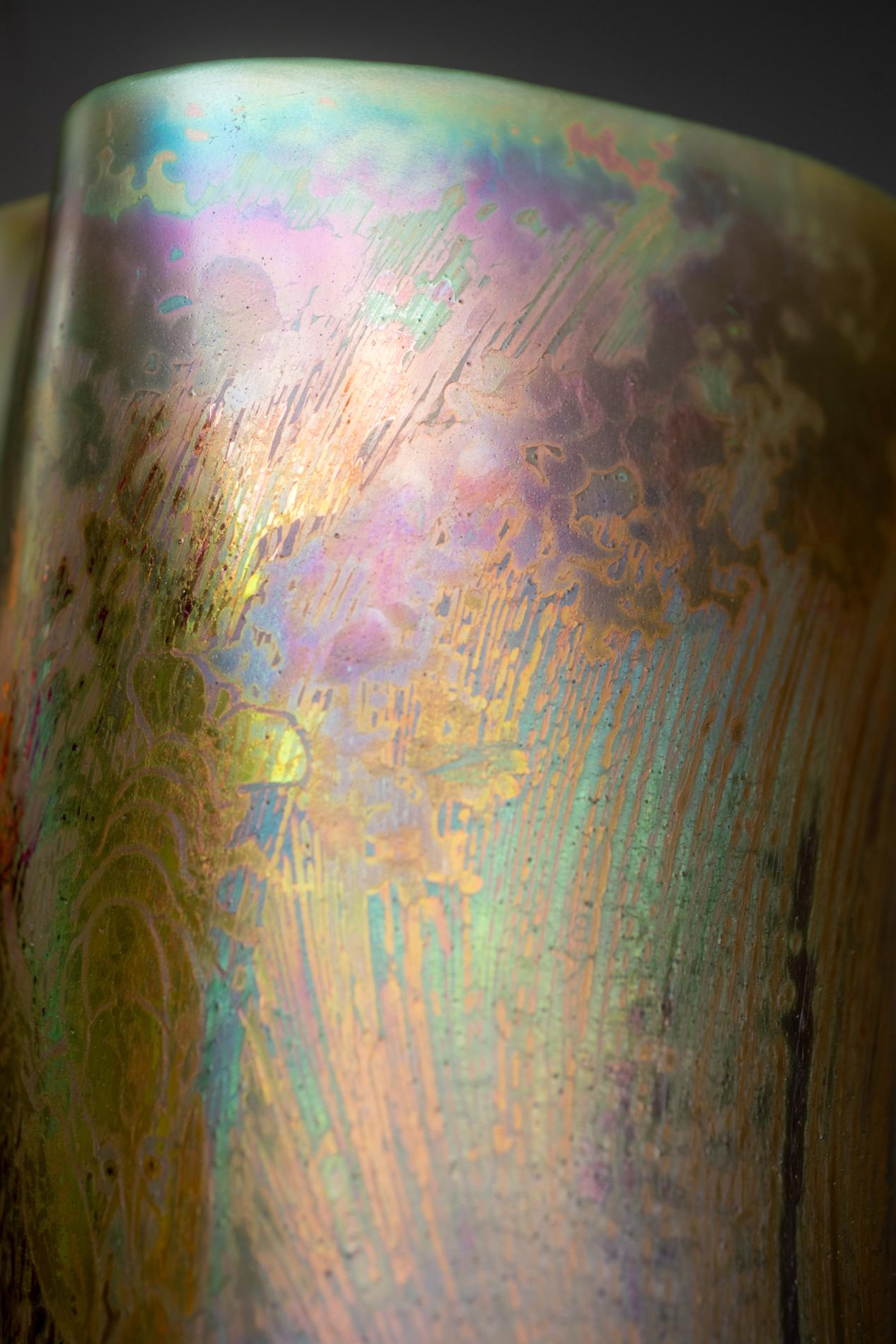 Jugendstil Hummervase im Jugendstil von Clement Massier im Angebot 11