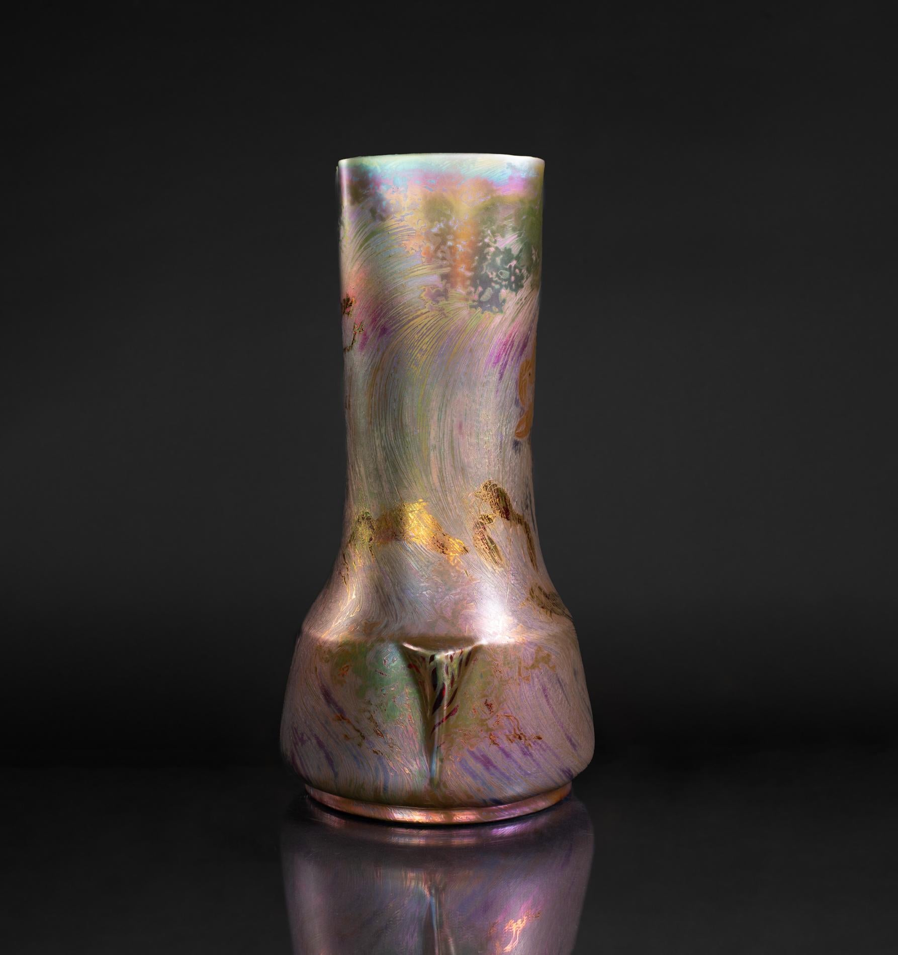 Jugendstil Hummervase im Jugendstil von Clement Massier (Französisch) im Angebot