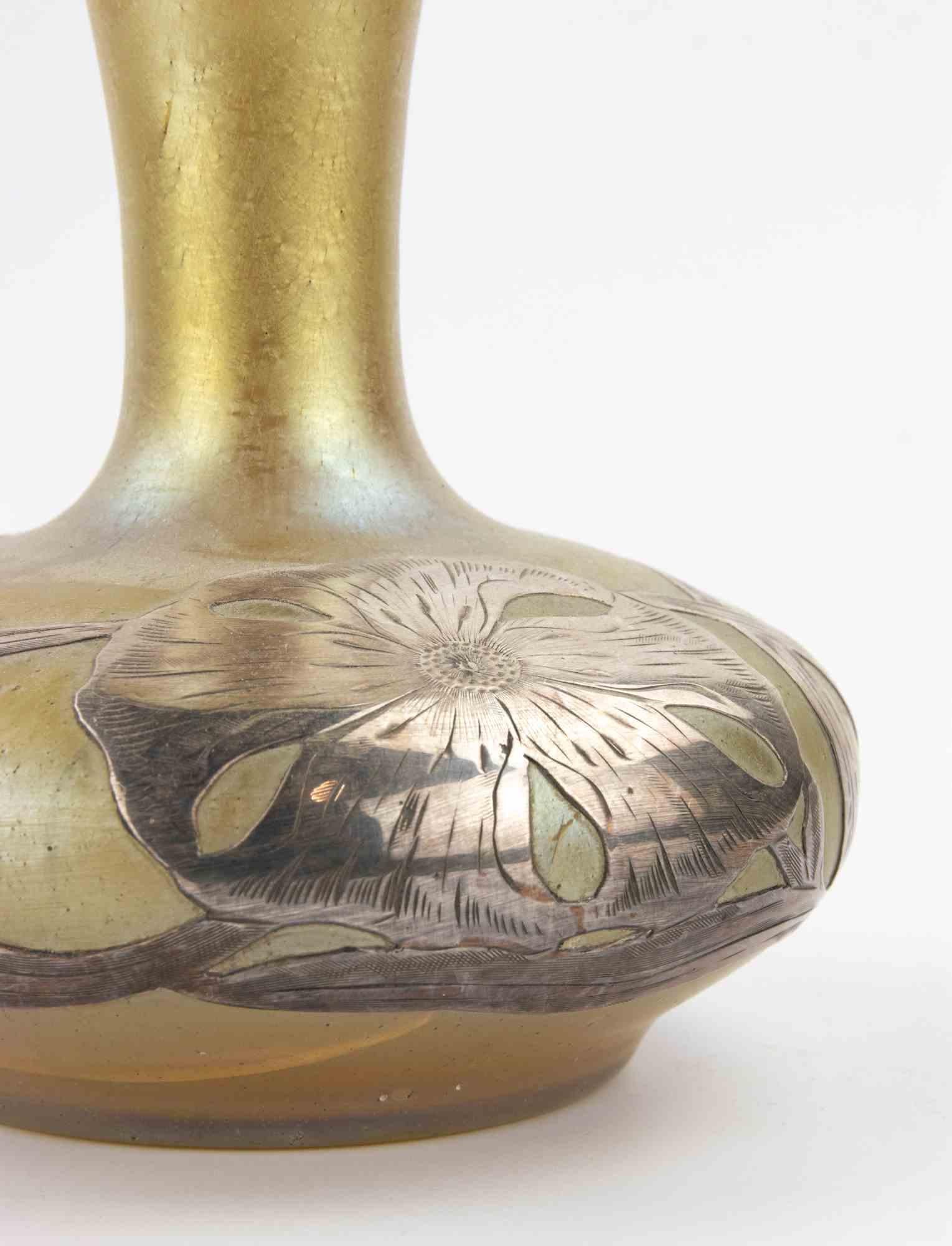 20th Century Art Nouveau Loetz Glass Vase, Early 1900 For Sale