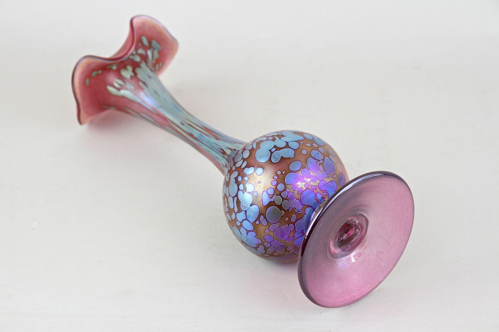 Vaso Loetz Papillon Art Nouveau 
