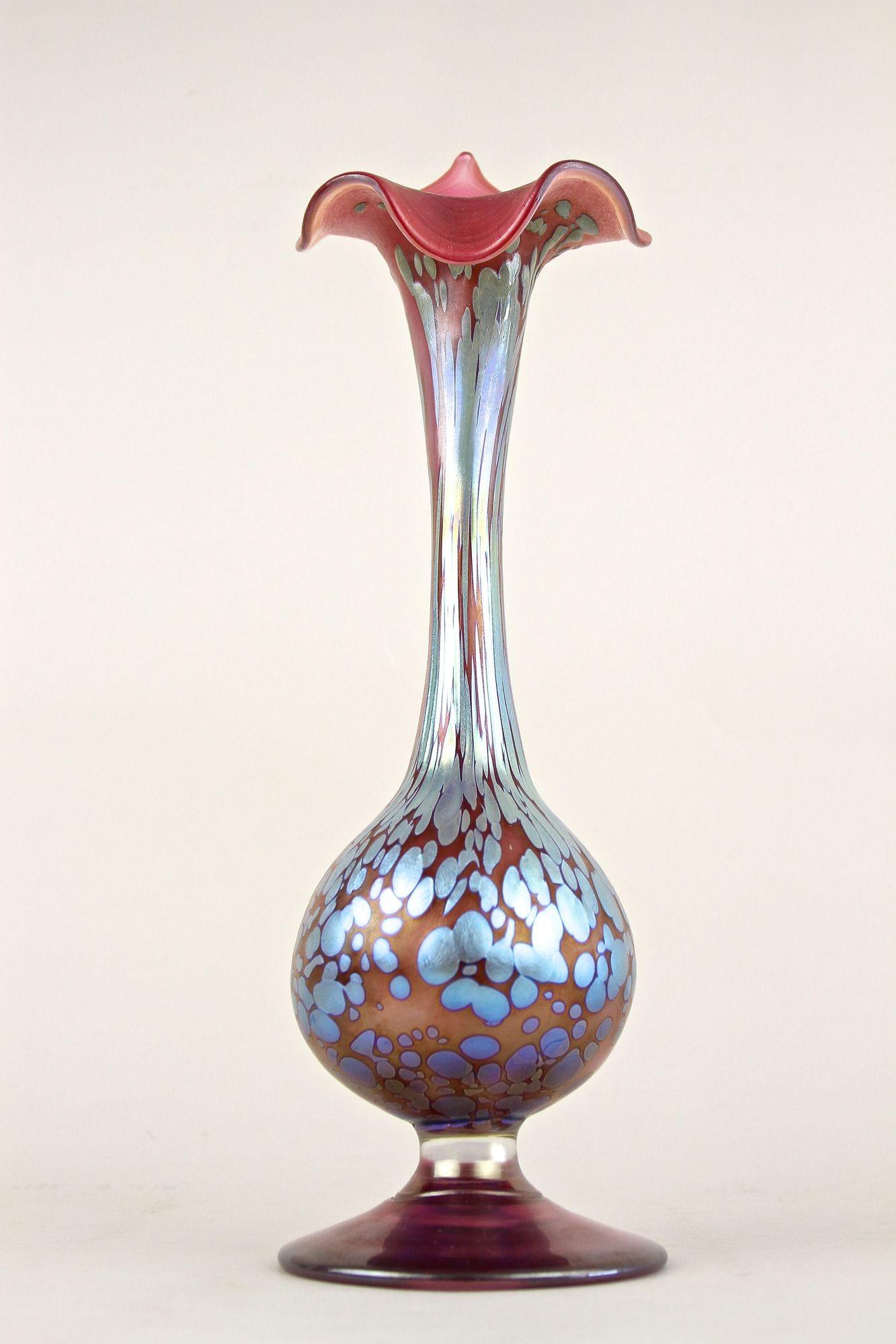 Vaso Loetz Papillon Art Nouveau 