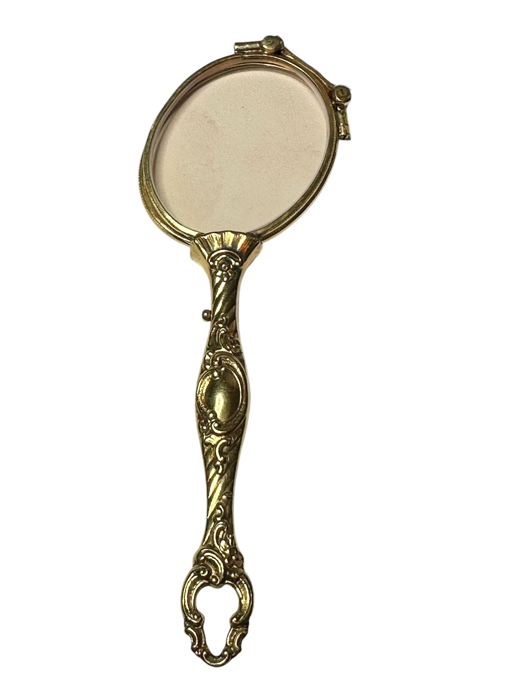 Art Nouveau Lorgnette Opera Glasses Folding Spectacles Antique Austria 1900s 4