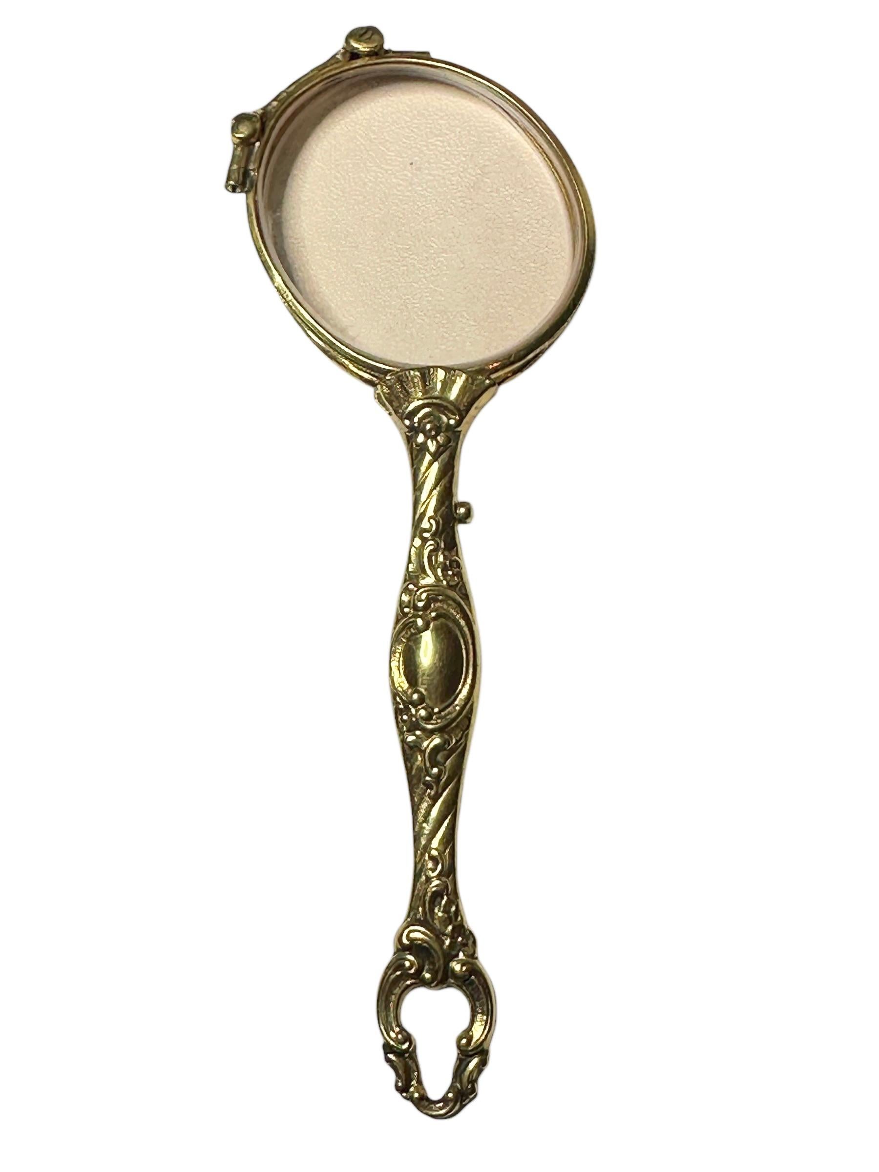 Art Nouveau Lorgnette Opera Glasses Folding Spectacles Antique Austria 1900s 3