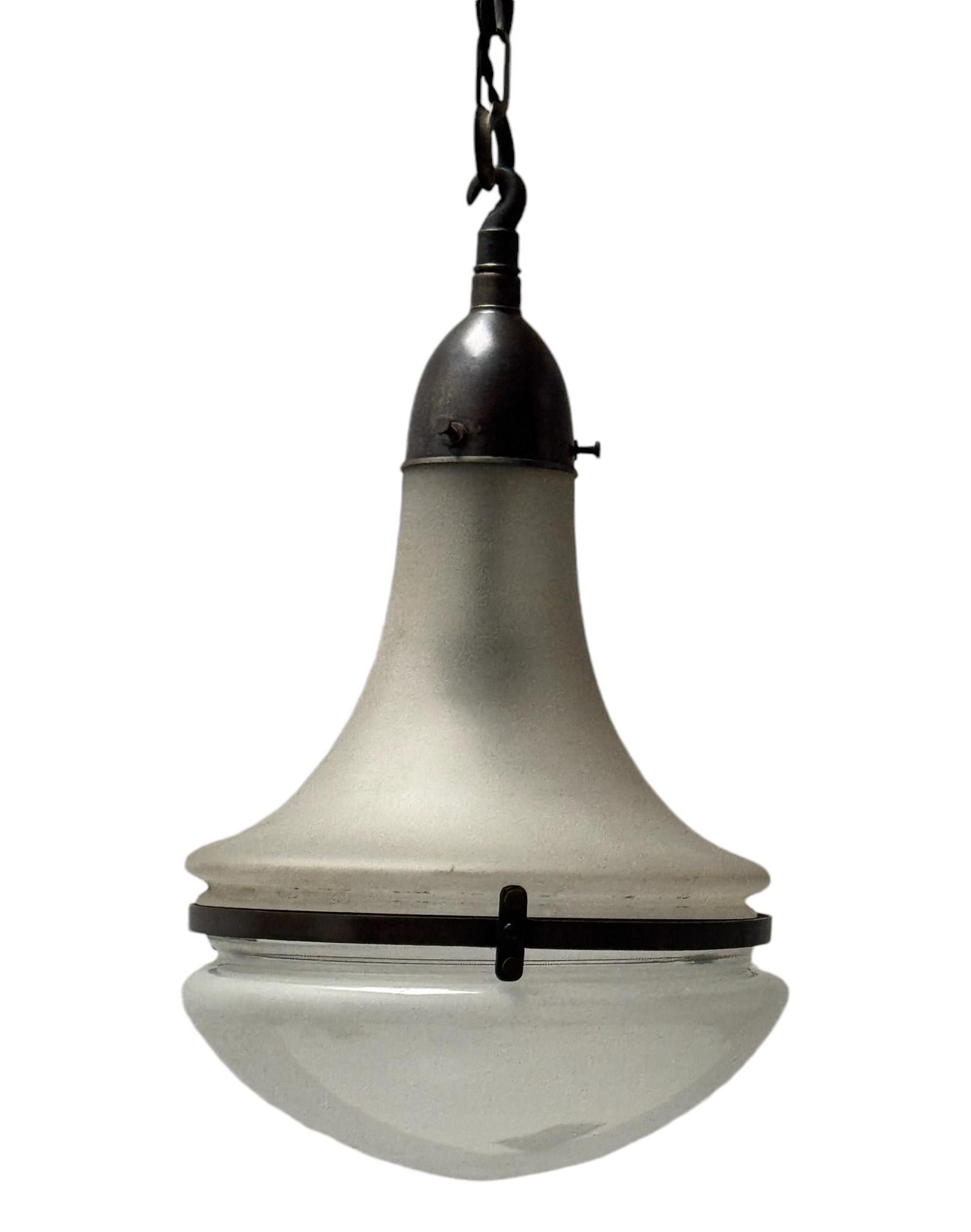 Lampada a sospensione Luzette in stile Art Nouveau di Peter Behrens per Siemens, 1900 in vendita 4