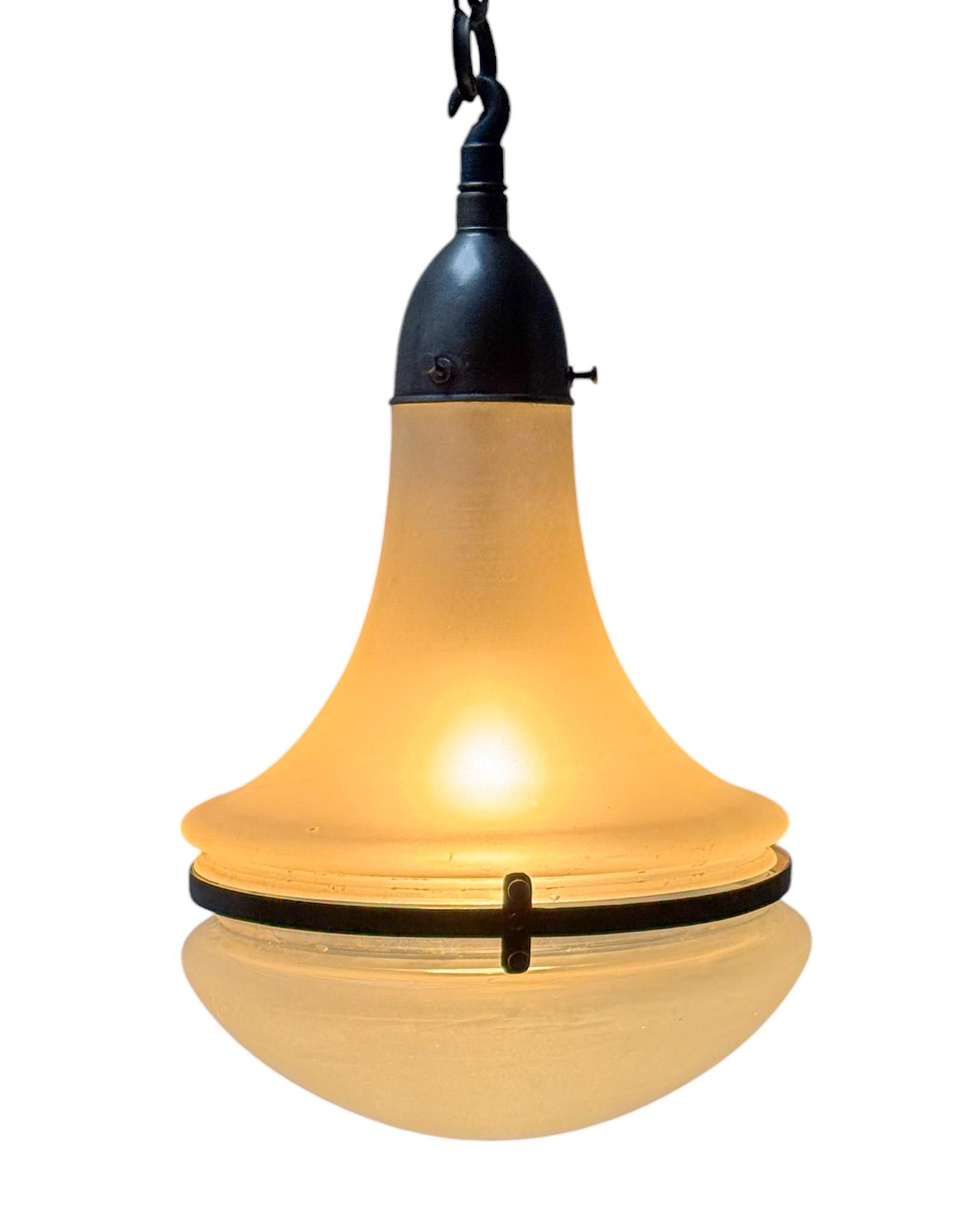 Lampada a sospensione Luzette in stile Art Nouveau di Peter Behrens per Siemens, 1900 in vendita 3
