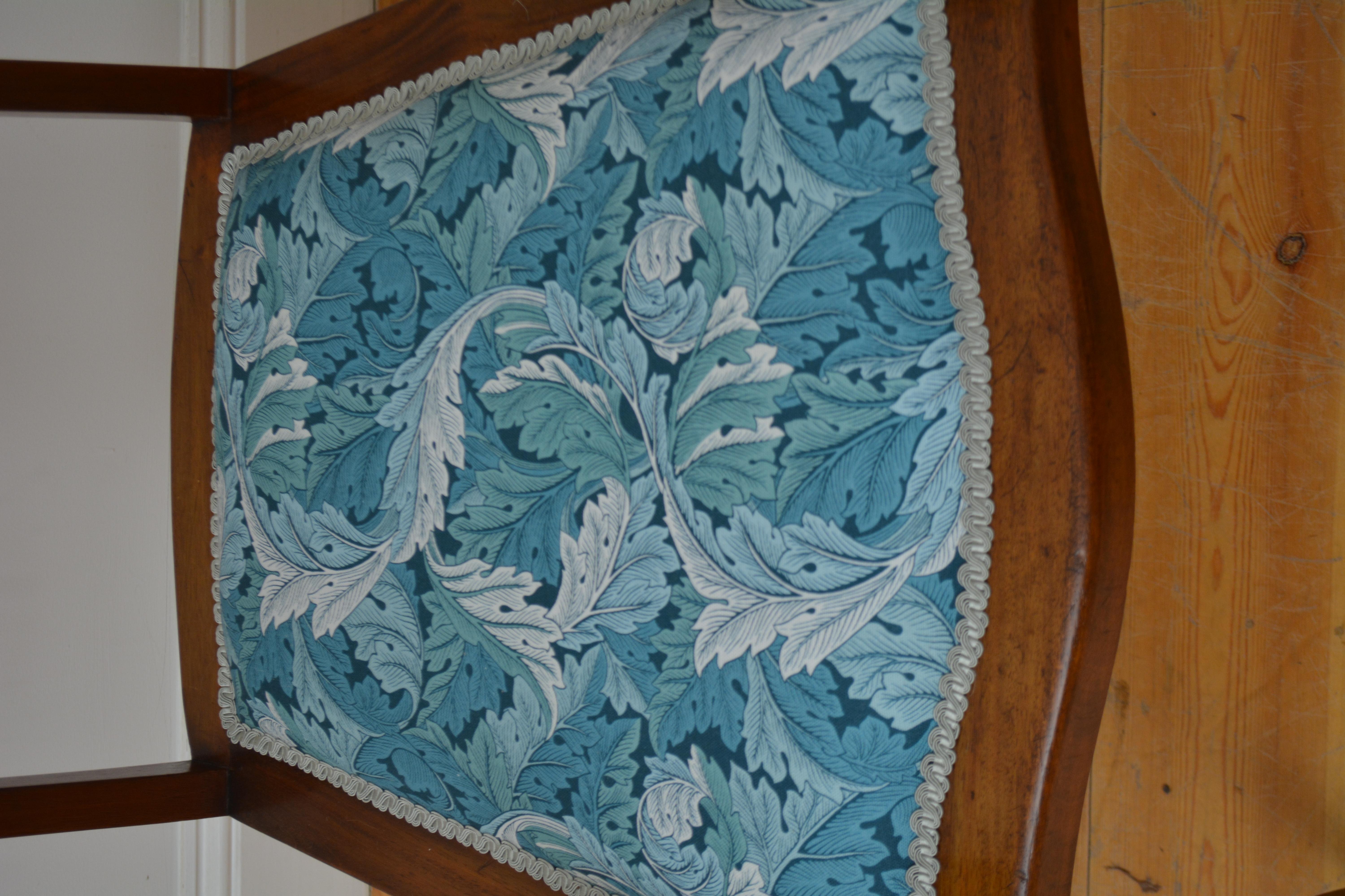 Jugendstil Mahagoni Sessel / Beistellstuhl 6