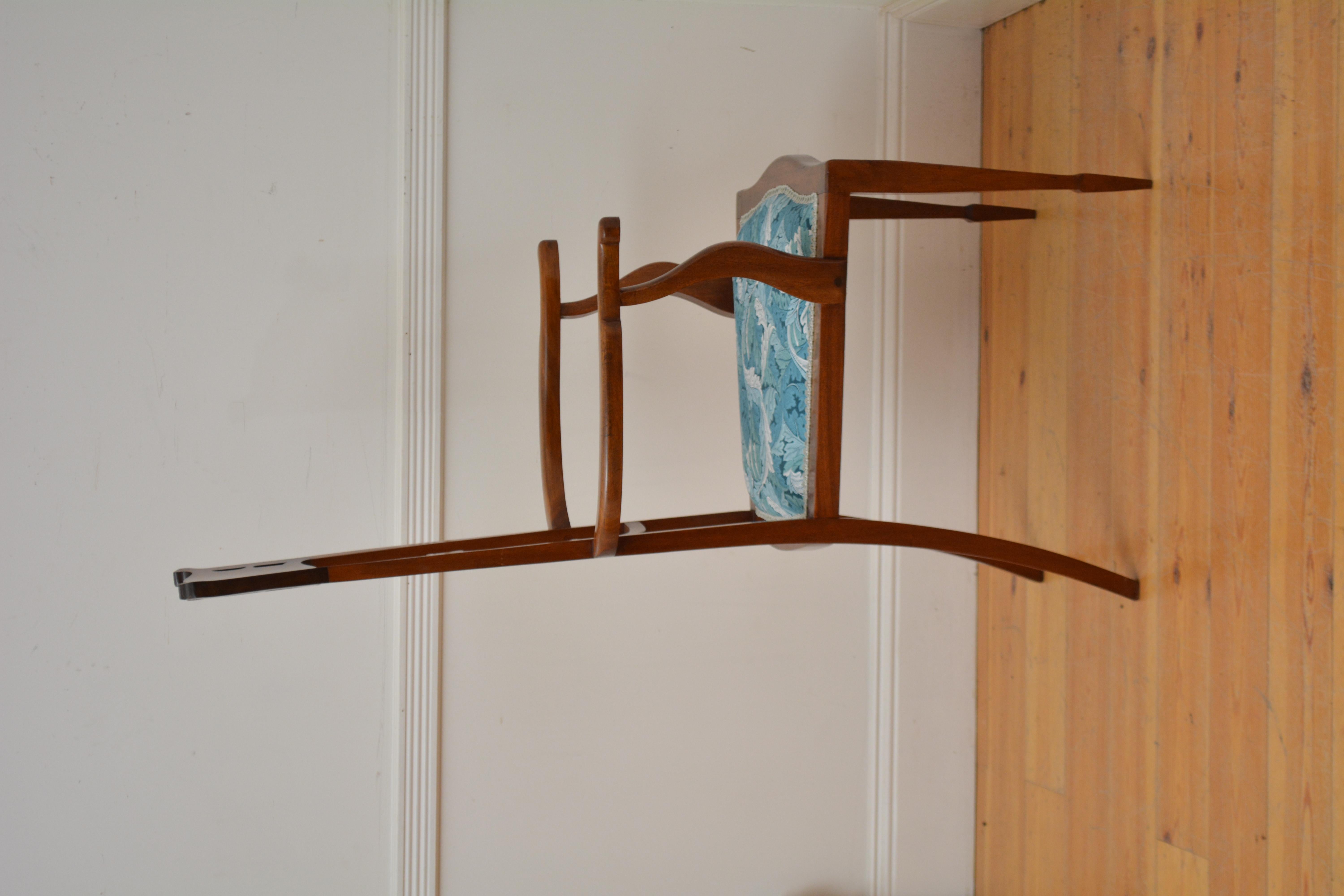 Jugendstil Mahagoni Sessel / Beistellstuhl 2