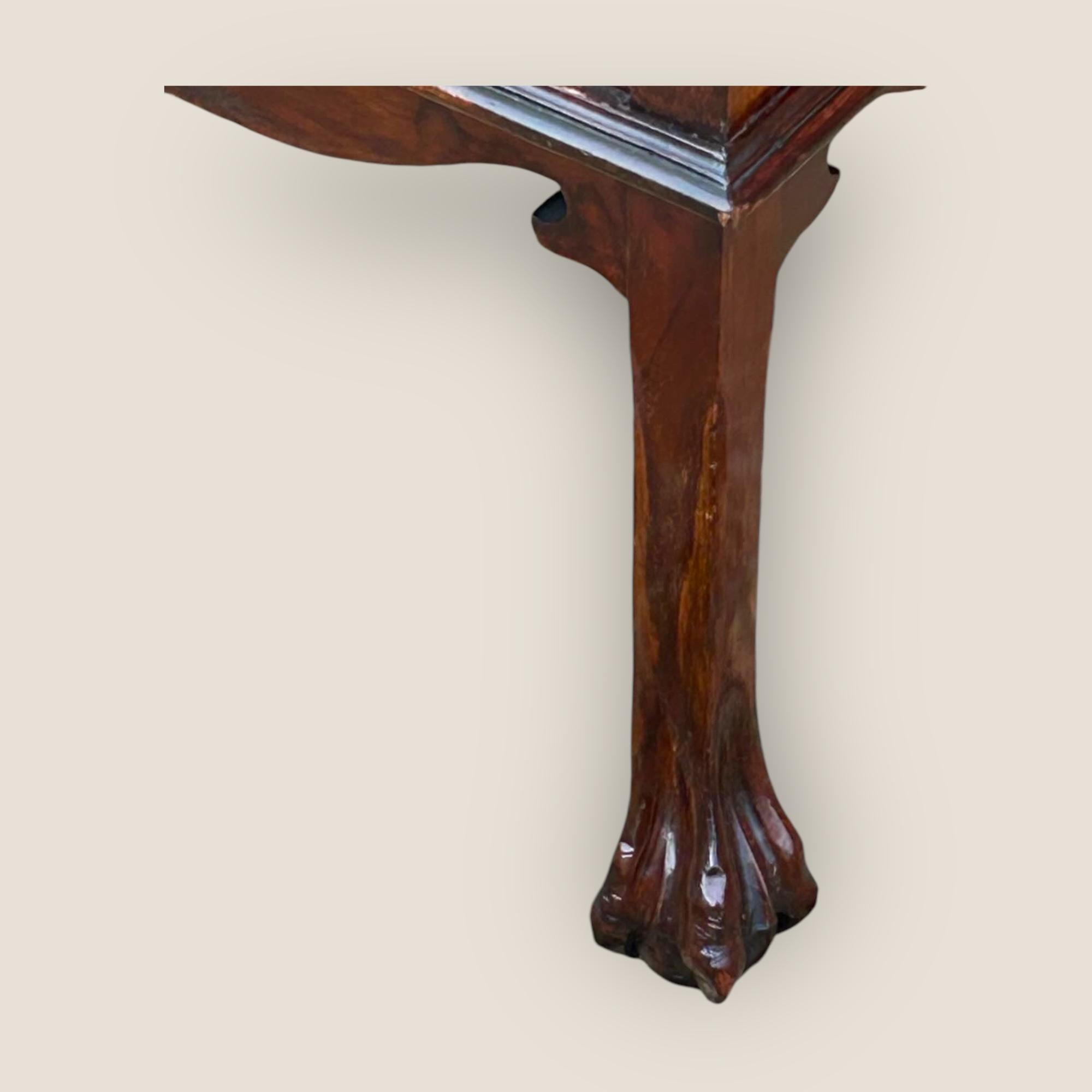 Art Nouveau Mahogany Display Cabinet For Sale 2