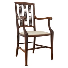 Art Nouveau Mahogany Occasional Chair