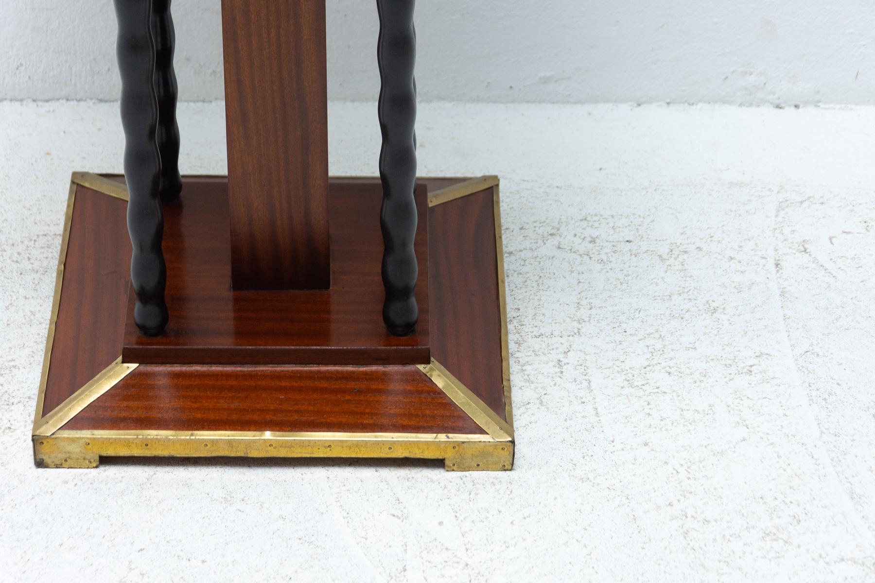 Art Nouveau Mahogany Side Table, Austria, 1910 13