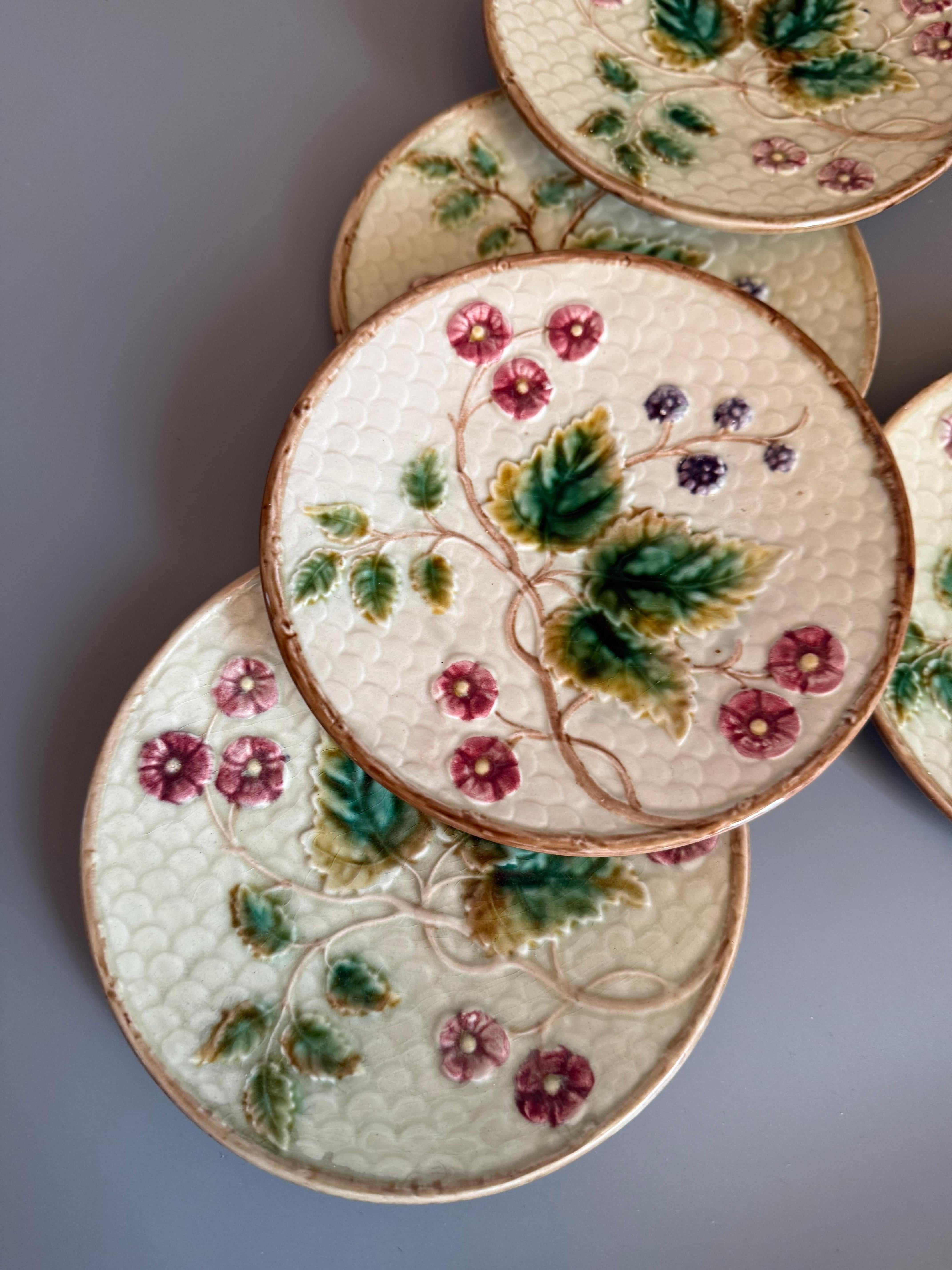 Art Nouveau Maiolica More Sette Pezzi Rörstrand Svezia 1910 in vendita 4
