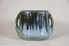 Art Nouveau Majolica Cachepot Drip Glazed, France, circa 1905