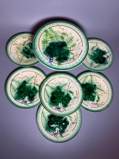 Art Nouveau Majolica Centerpiece Set Germany