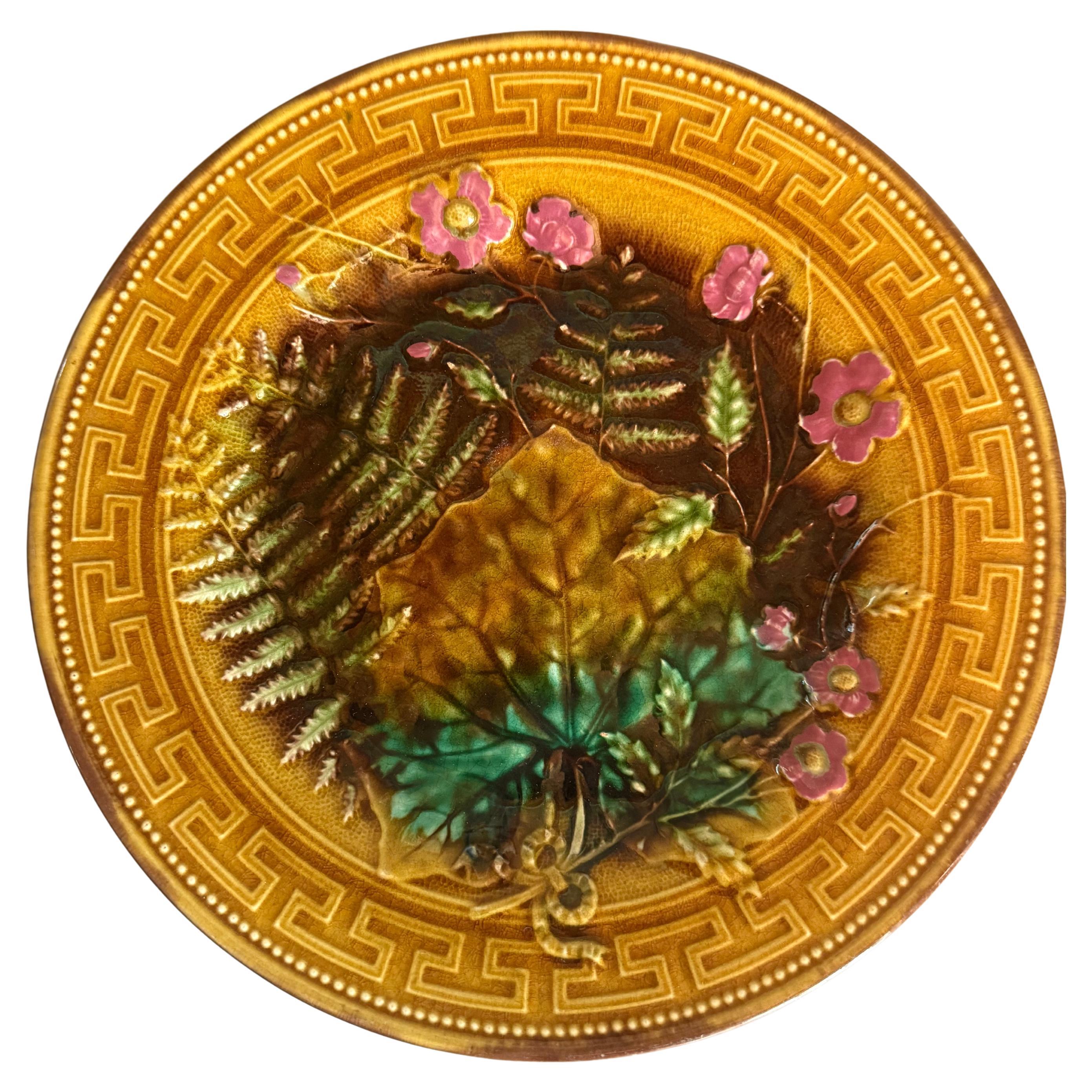 Art Nouveau Majolica  Gustavsberg Sweden 19th Century For Sale