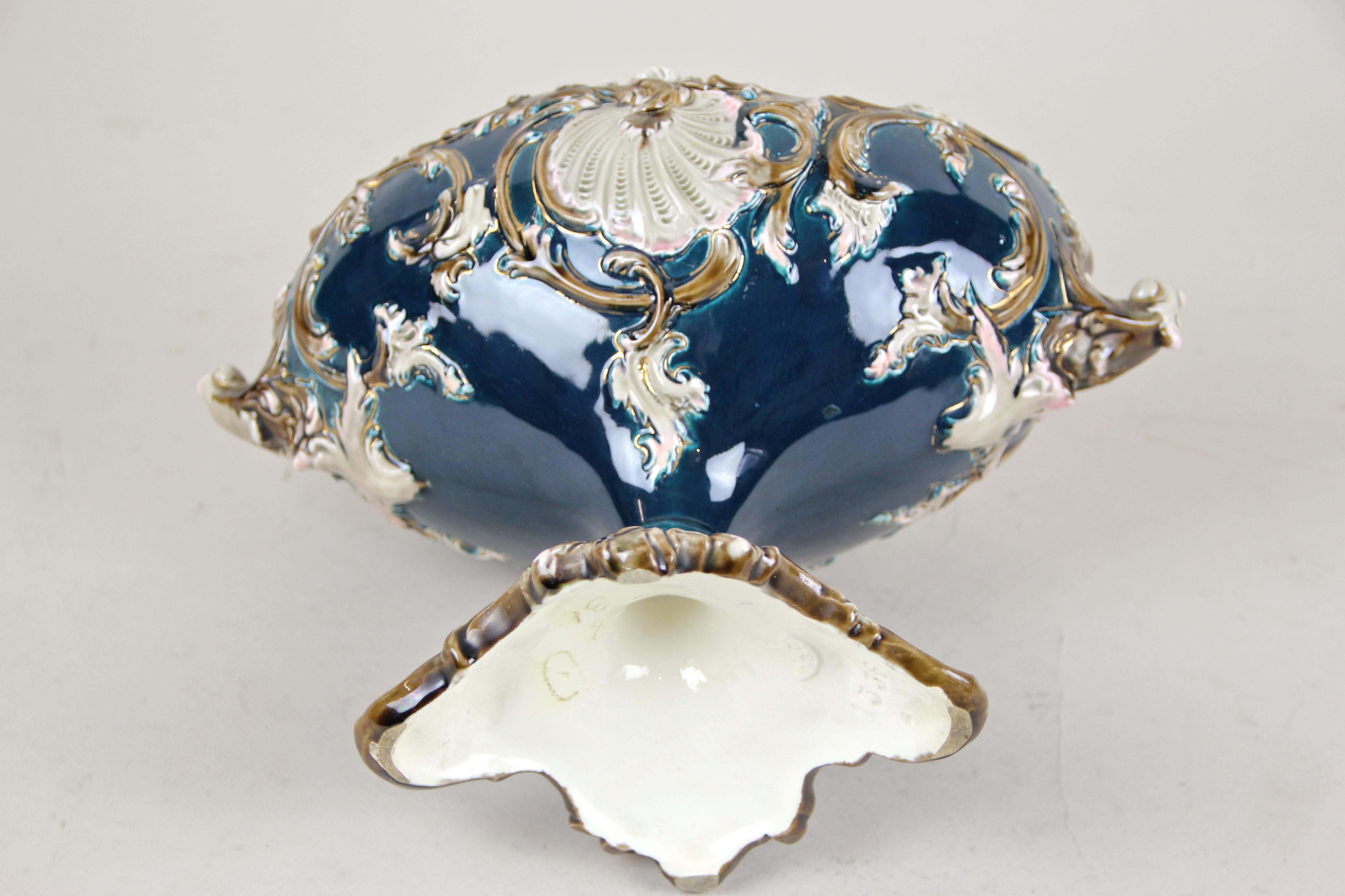 Art Nouveau Majolica Jardinière by Julius Dressler, circa 1905 5