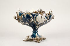 Jugendstil-Jardiniere aus Majolika von Julius Dressler, um 1905