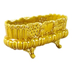 Art Nouveau Majolica Jardiniere, France, circa 1900