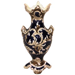 Vase en majolique Art Nouveau de Julius Dressler, Bohème, datant d'environ 1900