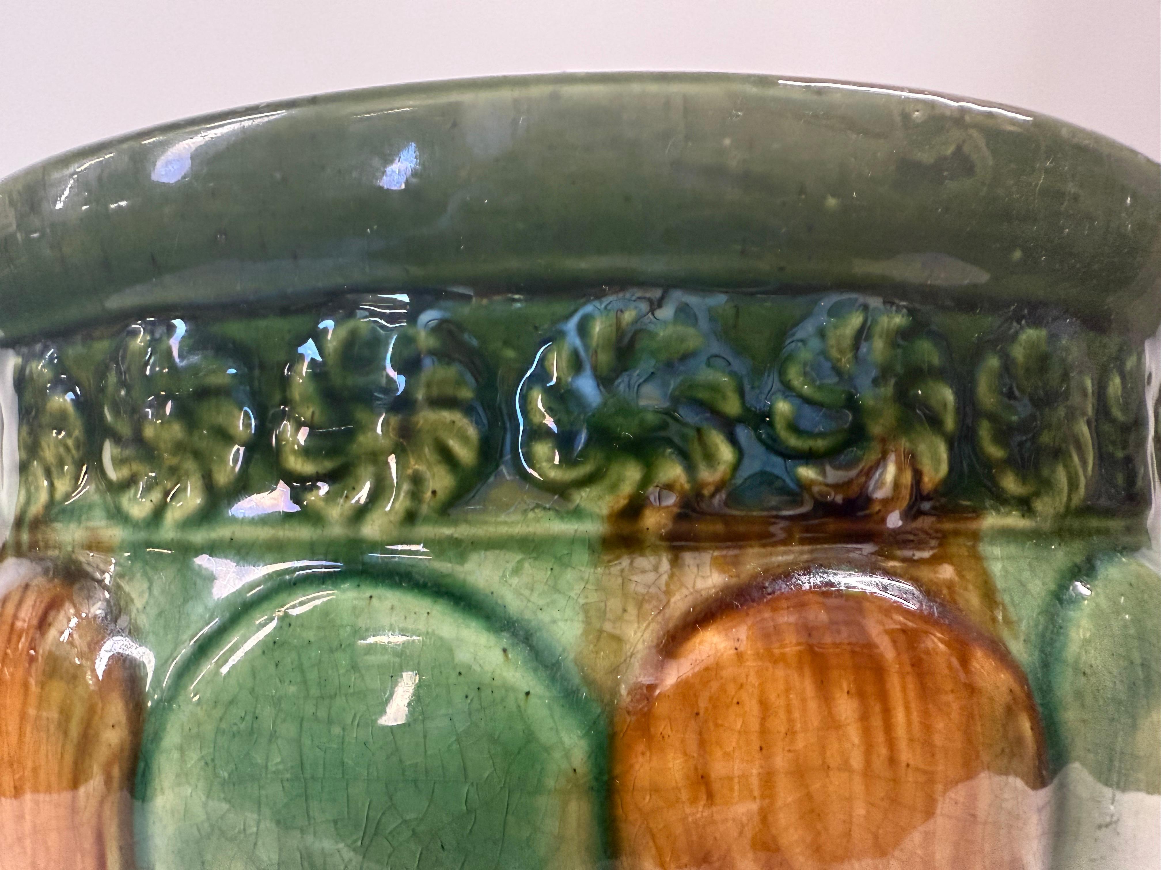 XX secolo Fioriera o giardiniera in maiolica Weller Pottery in stile Art Nouveau, coppia compatibile