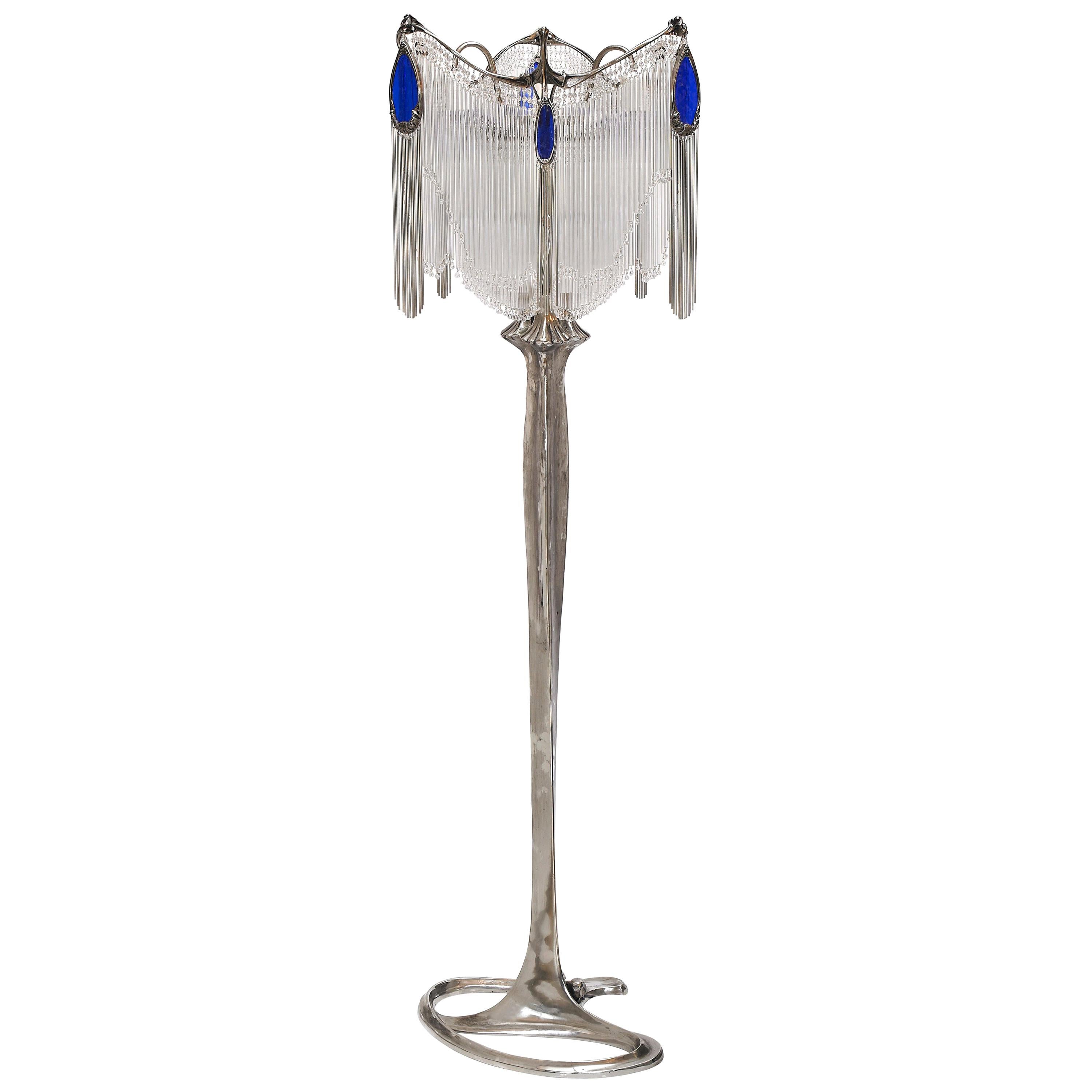 Lampadaire Majorelle Art Nouveau en vente