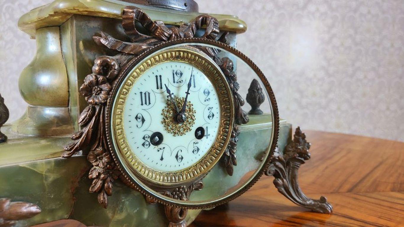 Art Nouveau Mantel Clock by Francois Moreau From 1900/1920 2