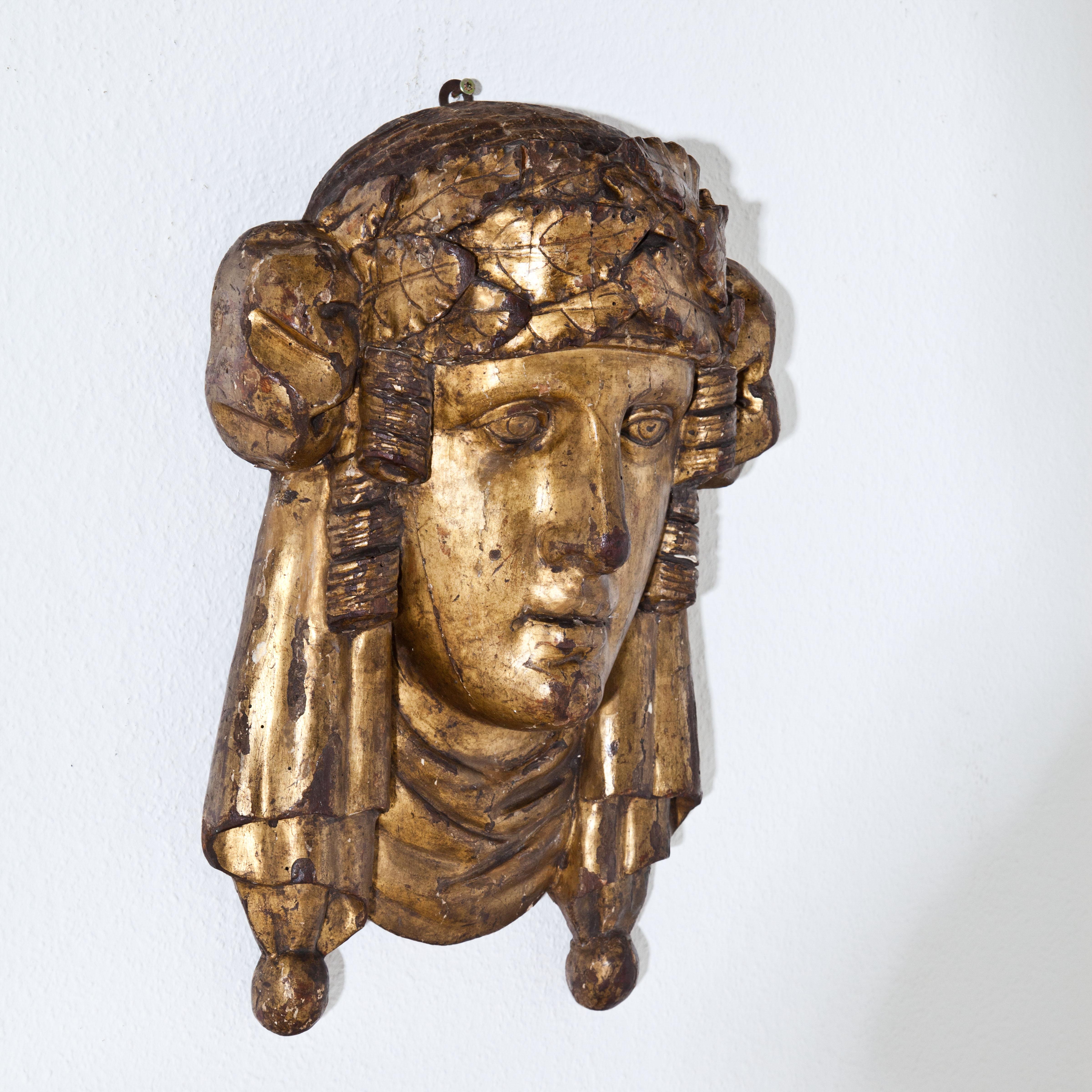 European Art Nouveau Mascaron, circa 1910