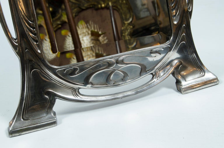 German Art Nouveau Mirror Argentor For Sale