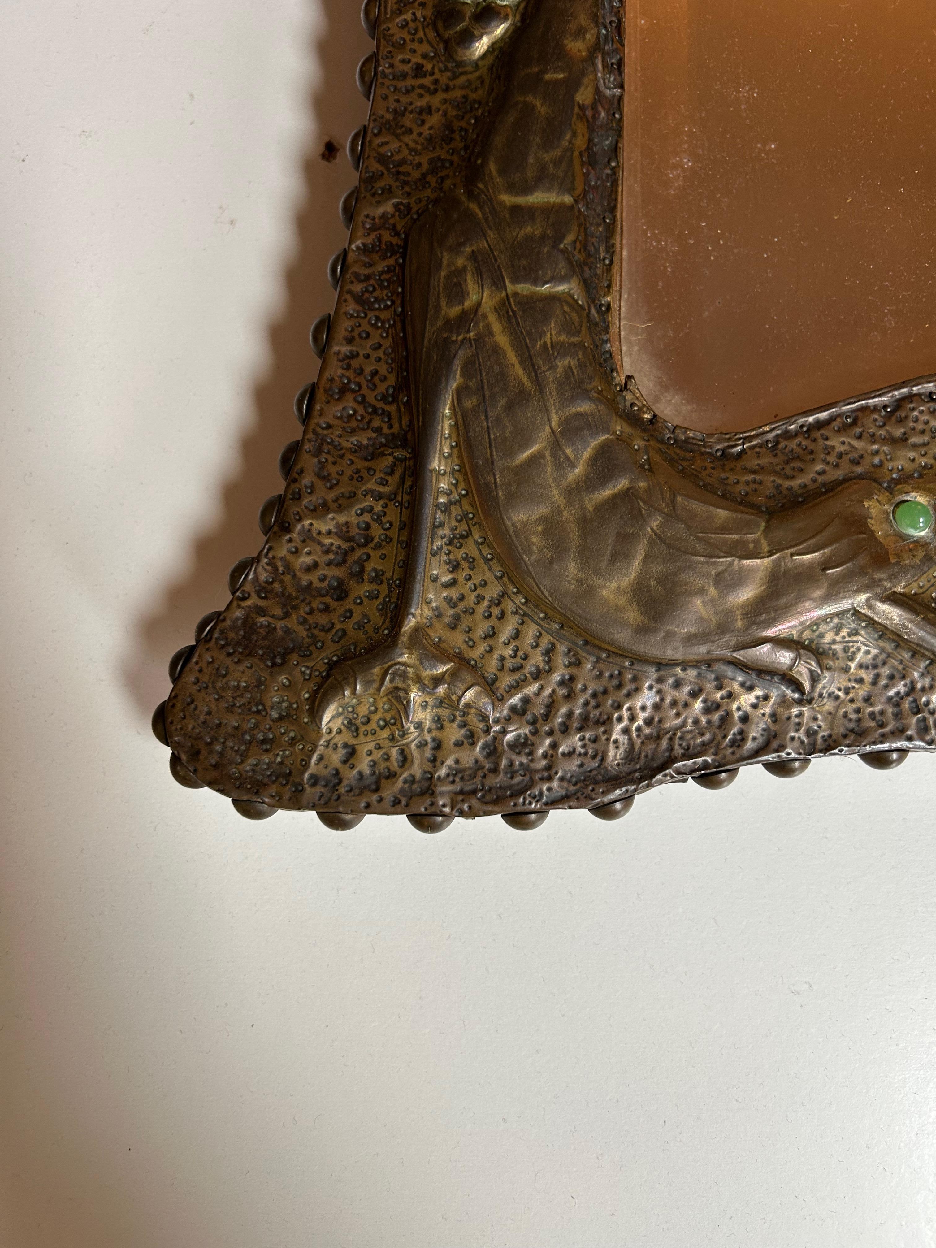 Early 20th Century Art Nouveau mirror circa 1900 For Sale