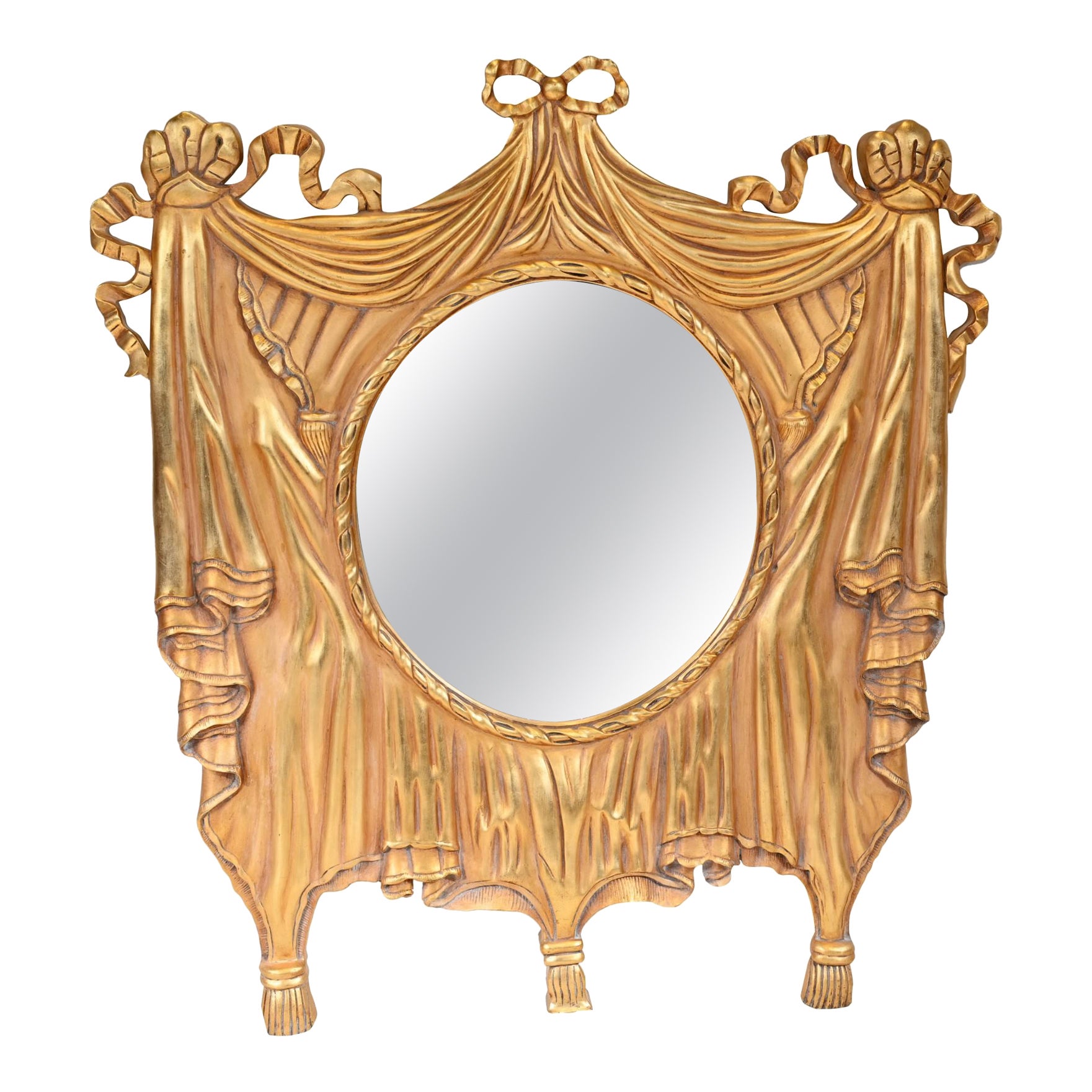 Jugendstil-Spiegel Vergoldete Wandspiegel