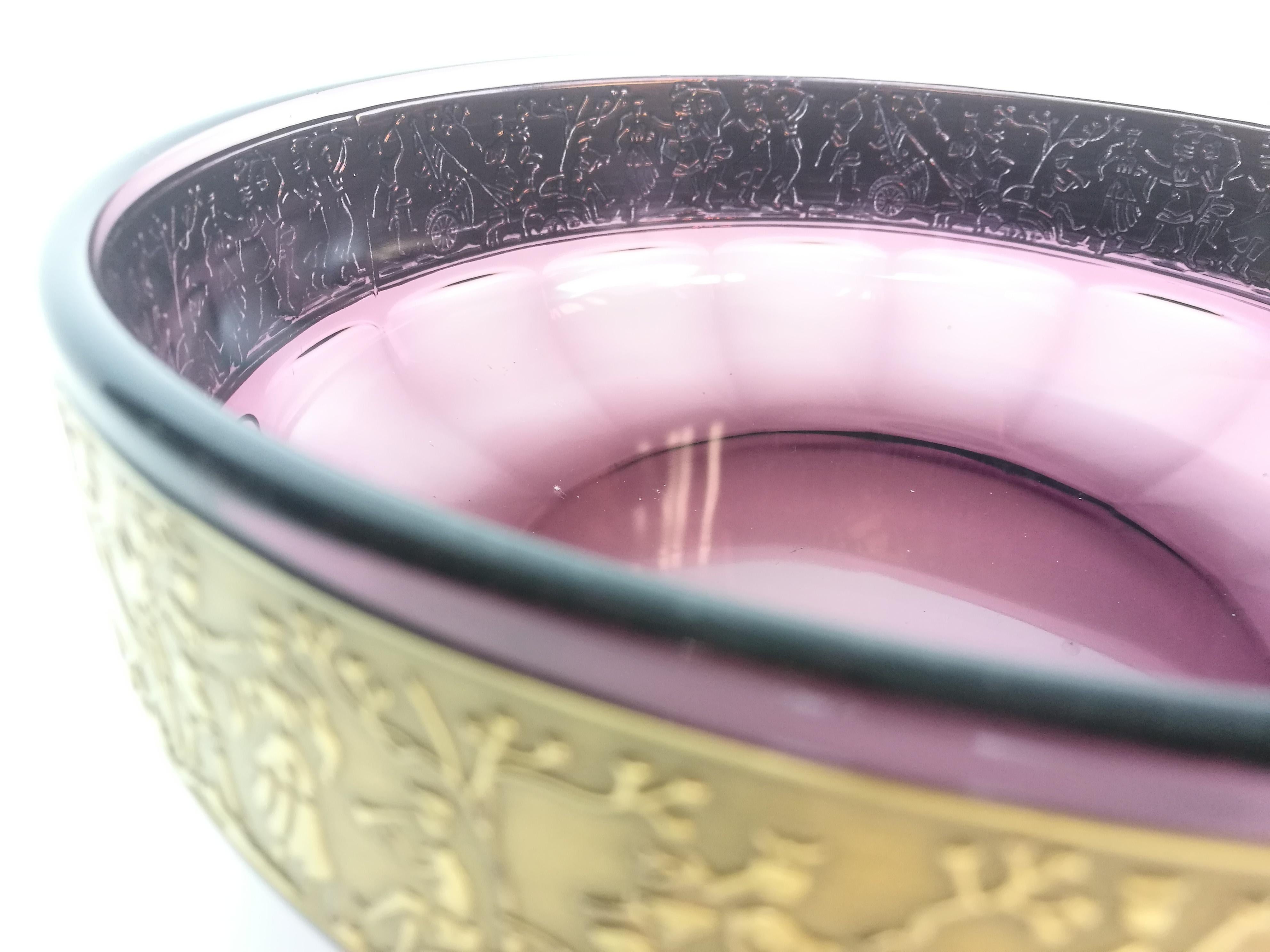 Art Nouveau Moser Amethyst Set, circa 1920 11