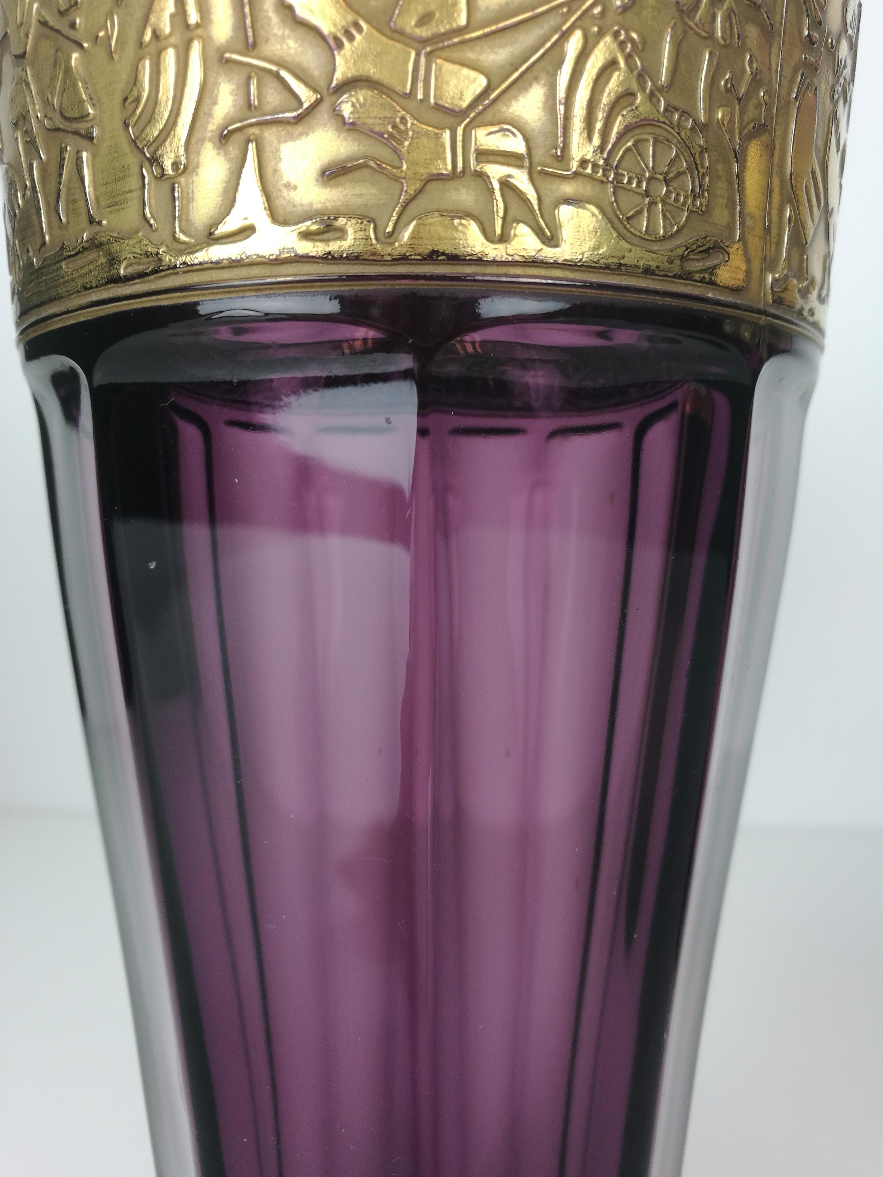 Jugendstil-Moser-Amethyst-Set, um 1920 im Angebot 11