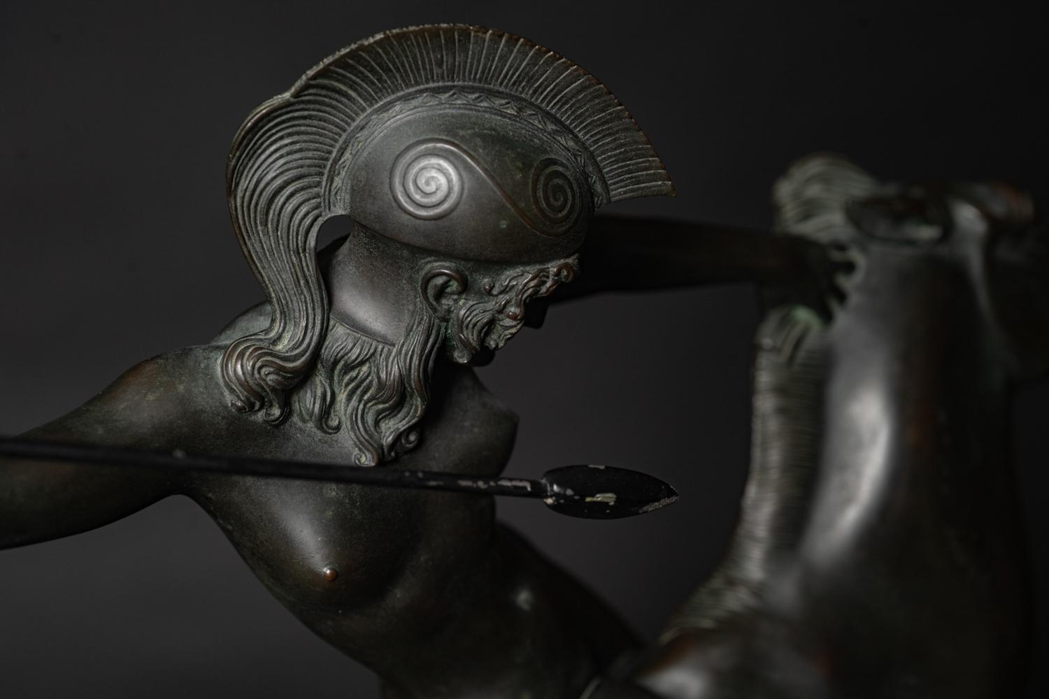 Escultura de bronce Art Nouveau 