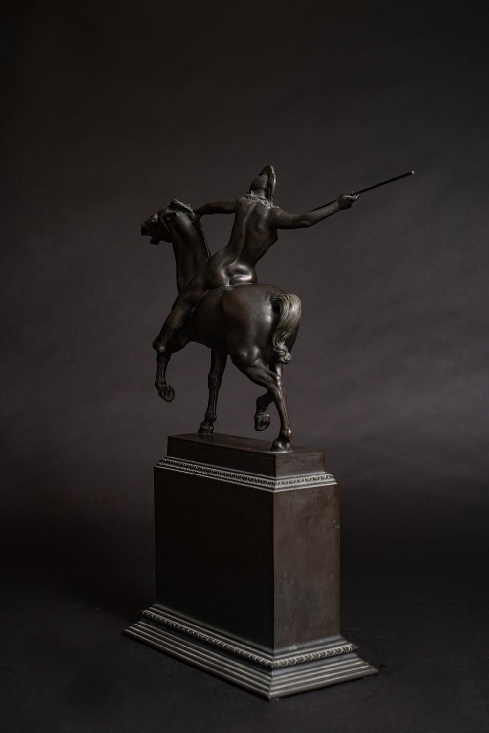 Escultura de bronce Art Nouveau 