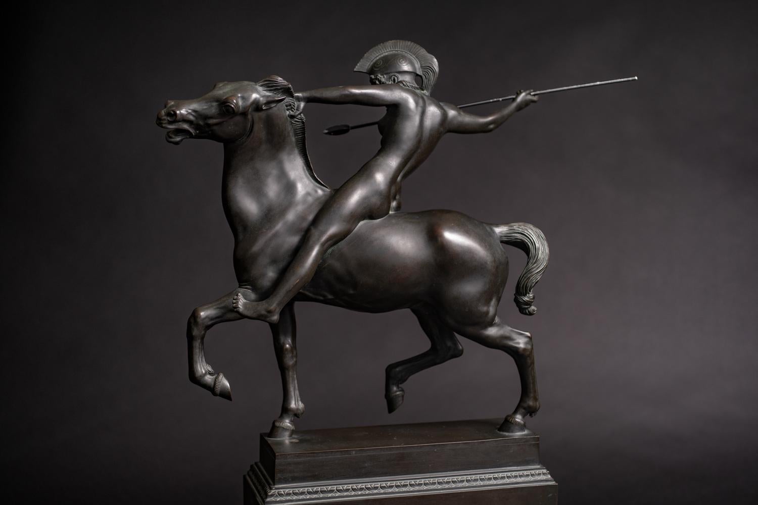 Escultura de bronce Art Nouveau 