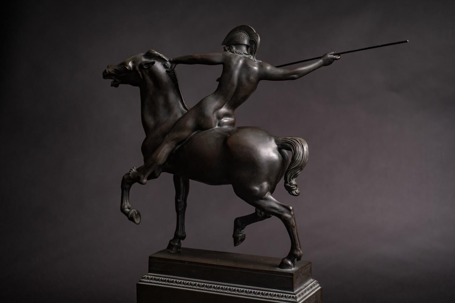Escultura de bronce Art Nouveau 