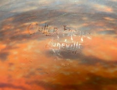 Muller Fréres Art Deco Plafonnier Pendant Ceiling Chandelier Signed Luneville