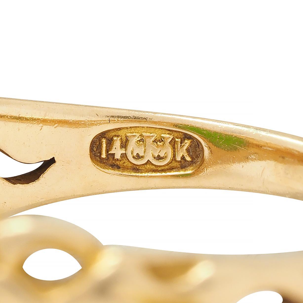 Art Nouveau Nephrite Jade 14 Karat Yellow Gold Antique Unisex Signet Ring For Sale 4